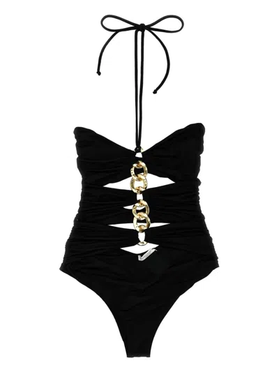 ELISABETTA FRANCHI CHAIN SWIMSUIT