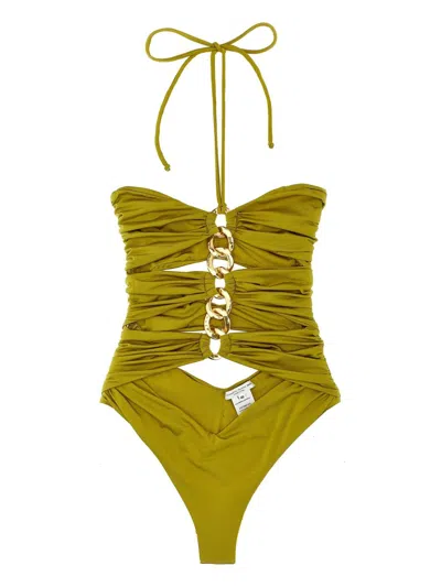 ELISABETTA FRANCHI CHAIN SWIMSUIT
