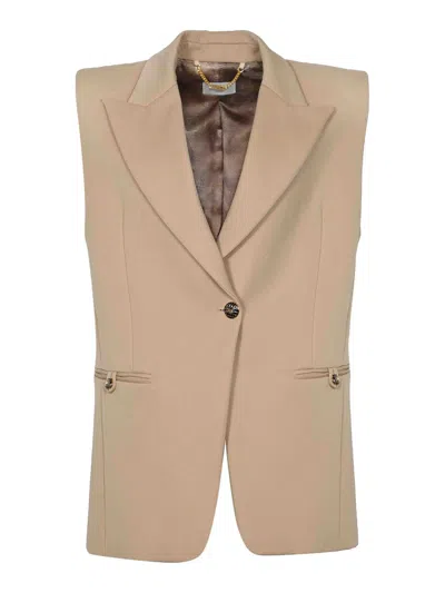 ELISABETTA FRANCHI CHALECO - BEIS