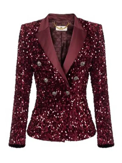 ELISABETTA FRANCHI CHAQUETA CASUAL - ROJO