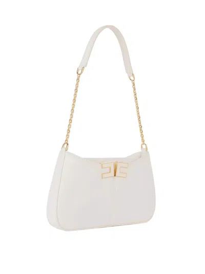 Elisabetta Franchi Chic Handbag - Mini Size For Ss26 In White