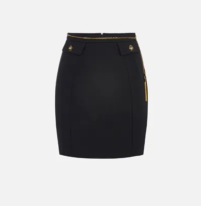 Elisabetta Franchi Chic Mini Skirt For Women In Black