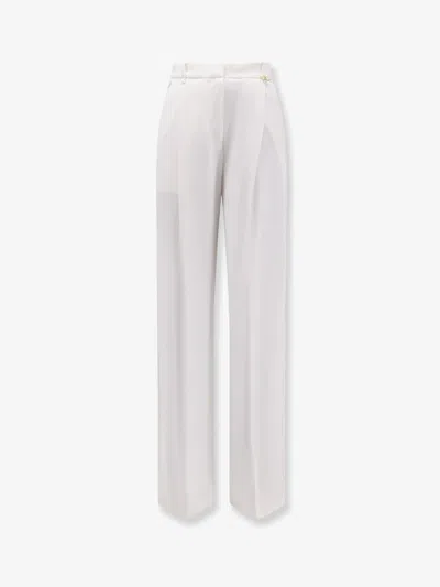 Elisabetta Franchi Chic Tailored Pants For The Modern Woman In White