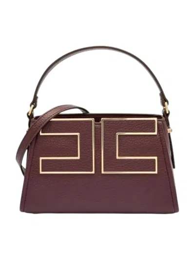 Elisabetta Franchi Chic Women's Handbag - Fw25 Collection In Silver