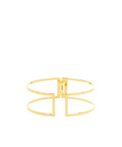 Elisabetta Franchi Choker Style Necklace In Gold
