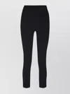 Elisabetta Franchi Cigarette Trousers With Elastic Waistband And Seam Detailing
