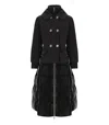 Elisabetta Franchi Circle Black Padded Coat