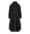 Elisabetta Franchi Circle Black Padded Coat