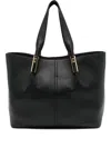 Elisabetta Franchi Clasp-detail Tote Bag In Black