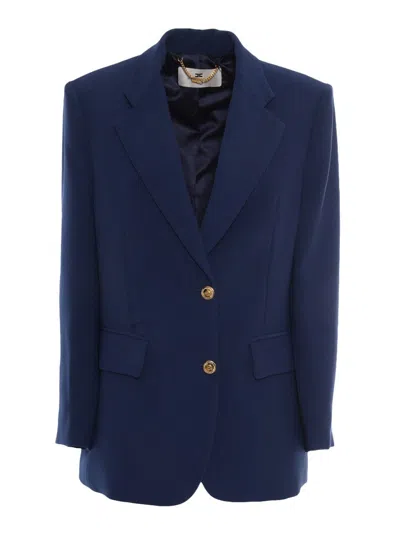 ELISABETTA FRANCHI CLASSIC BLUE BLAZER