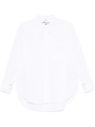 ELISABETTA FRANCHI ELISABETTA FRANCHI CLASSIC BUTTON-UP COTTON SHIRT
