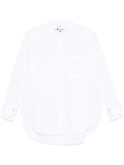 ELISABETTA FRANCHI CLASSIC BUTTON-UP COTTON SHIRT