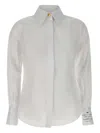 Elisabetta Franchi Shirt With Classic Collar In White