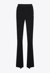 Elisabetta Franchi Classic Flared Pants In Black