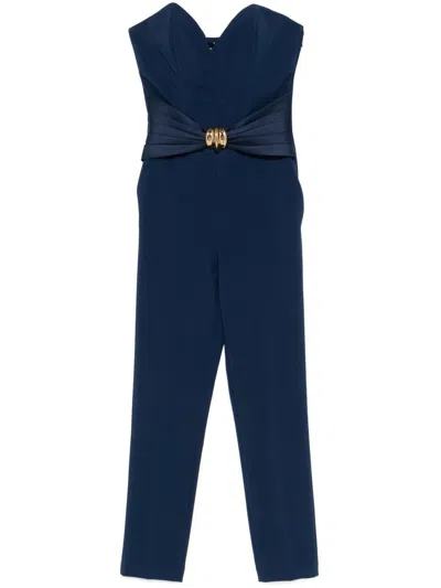 Elisabetta Franchi Classic Overall In Blue