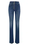 Elisabetta Franchi High-waisted Flared Denim Jeans