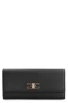 Elisabetta Franchi Black Twist-lock Fastening Detachable Chain-link Shoulder Strap In Black
