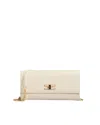 Shop Elisabetta Franchi Clutch Bag In White
