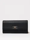 Elisabetta Franchi Black Twist-lock Fastening Detachable Chain-link Shoulder Strap In Black