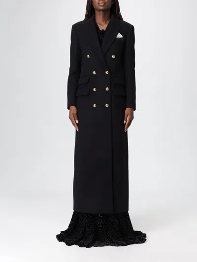 ELISABETTA FRANCHI COAT ELISABETTA FRANCHI WOMAN COLOR BLACK,H27354002