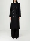Elisabetta Franchi Coat  Woman Color Black In Black
