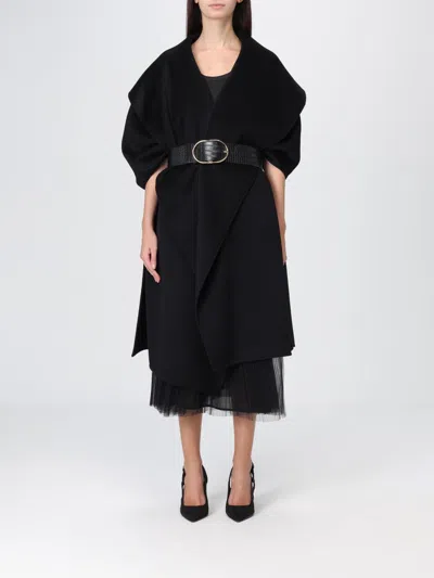 ELISABETTA FRANCHI COAT ELISABETTA FRANCHI WOMAN COLOR BLACK,435312002