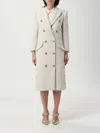 Elisabetta Franchi Coat  Woman Color White In White