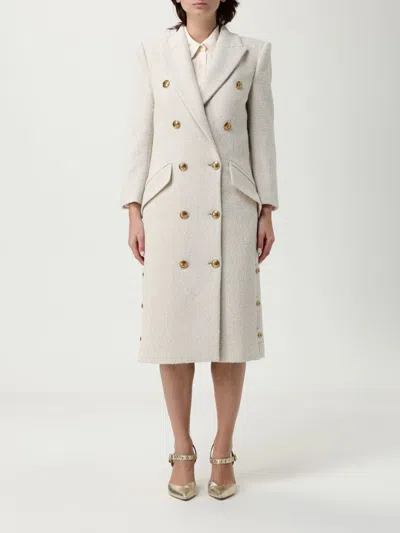Elisabetta Franchi Coat  Woman Color White