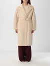 Elisabetta Franchi Coat  Woman Color Yellow Cream