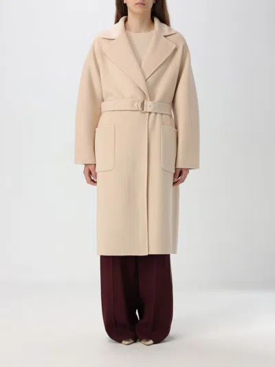 Elisabetta Franchi Coat  Woman Color Yellow Cream In Yellow Cream
