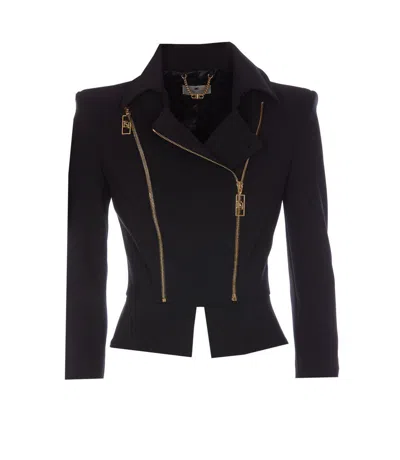 Elisabetta Franchi Coats & Jackets In Black