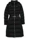 Elisabetta Franchi Monogram Coat In Black