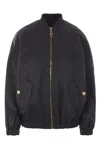 Elisabetta Franchi Logo-print Bomber Jacket In Black