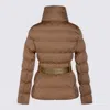 Elisabetta Franchi Giacconi Honey In Brown