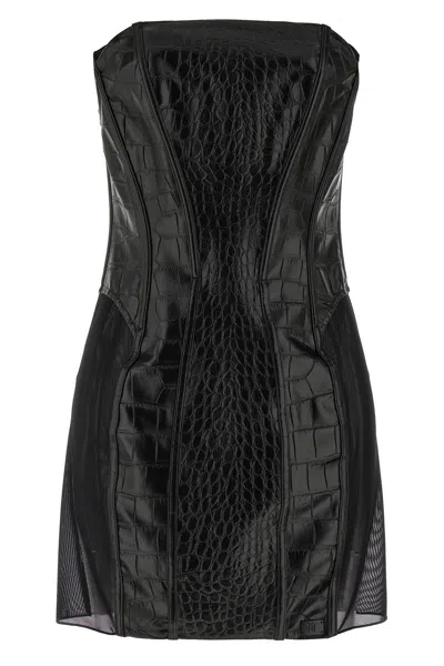 ELISABETTA FRANCHI COCONUT TEXTURE DRESS