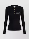 Elisabetta Franchi Collared Top With Ribbed Texture And Sleeves In Black