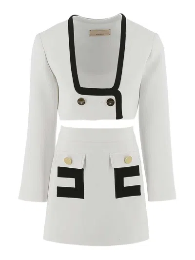 Elisabetta Franchi Kids' Complete Jacket And Trousers In Multi
