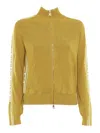 Elisabetta Franchi Tricot Yellow Sweater With Logo