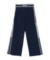 Elisabetta Franchi Contrasting-bands Trousers In Black