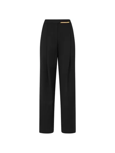 Elisabetta Franchi Cool Trousers In Black