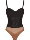 Elisabetta Franchi Women's Crãªpe Bodysuit In Black