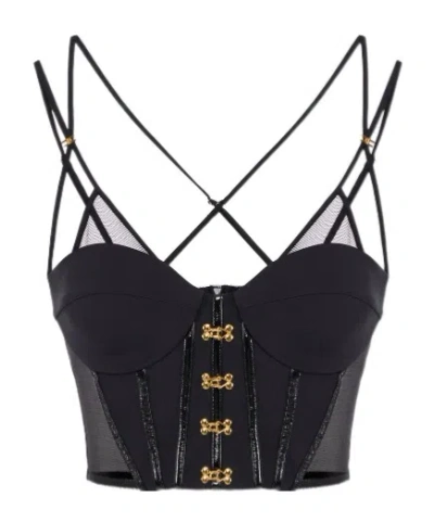 ELISABETTA FRANCHI ELISABETTA FRANCHI CORSET DETAILED TOP