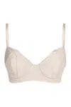 Elisabetta Franchi Corset Top In Beige