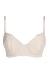 Elisabetta Franchi Corset Top In Ivory