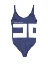 Elisabetta Franchi Swimsuit With Contrast Trim And High-cut Leg
