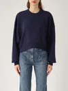 Elisabetta Franchi Cotone Hoodie In Blue