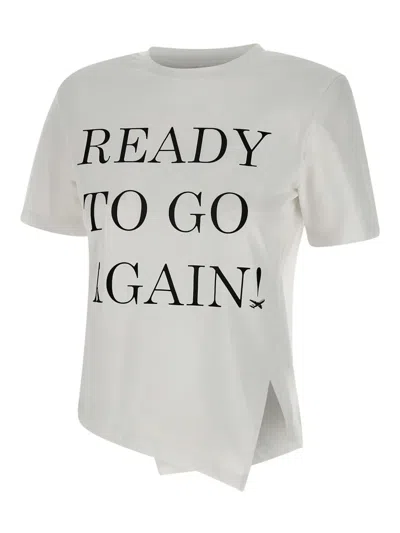 ELISABETTA FRANCHI COTTON JERSEY T-SHIRT