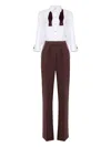 Elisabetta Franchi Cotton Jumpsuit In White