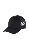 Elisabetta Franchi Baseball Cap In Cotton Gabardine And Mesh In Black