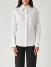 Elisabetta Franchi Tailored White Shirt With Classic Collar In White